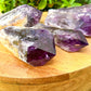 Buy at Magic Crystals Large Dragons Tooth Amethyst Crystals - Amethyst dog tooth. Bahia Amethyst AA Quality, Dragon's Tooth Amethyst, Brazilian Amethyst Wand, . Mineral specimen , Polished rock. Amethyst Bahia Root Elestial Dragon Tooth Wand. Natural Amethyst Gemstone for PEACE, INSPIRATION.