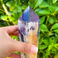 Buy at Magic Crystals Large Dragons Tooth Amethyst Crystals - Amethyst dog tooth. Bahia Amethyst AA Quality, Dragon's Tooth Amethyst, Brazilian Amethyst Wand, . Mineral specimen , Polished rock. Amethyst Bahia Root Elestial Dragon Tooth Wand. Natural Amethyst Gemstone for PEACE, INSPIRATION. Large-Brazilian-Bahia-tooth-B