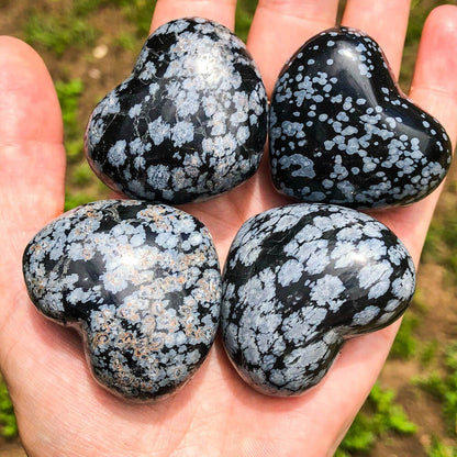 Shop for Large Heart Crystal - Heart Shaped Carved Crystals at Magic Crystals. Gems & Minerals for Meditation Crystal Home Decor, perfect Gift For A Friend. Enjoy FREE SHIPPING when you shop at magiccrystals.com.-Snowflake-Heart-Carving