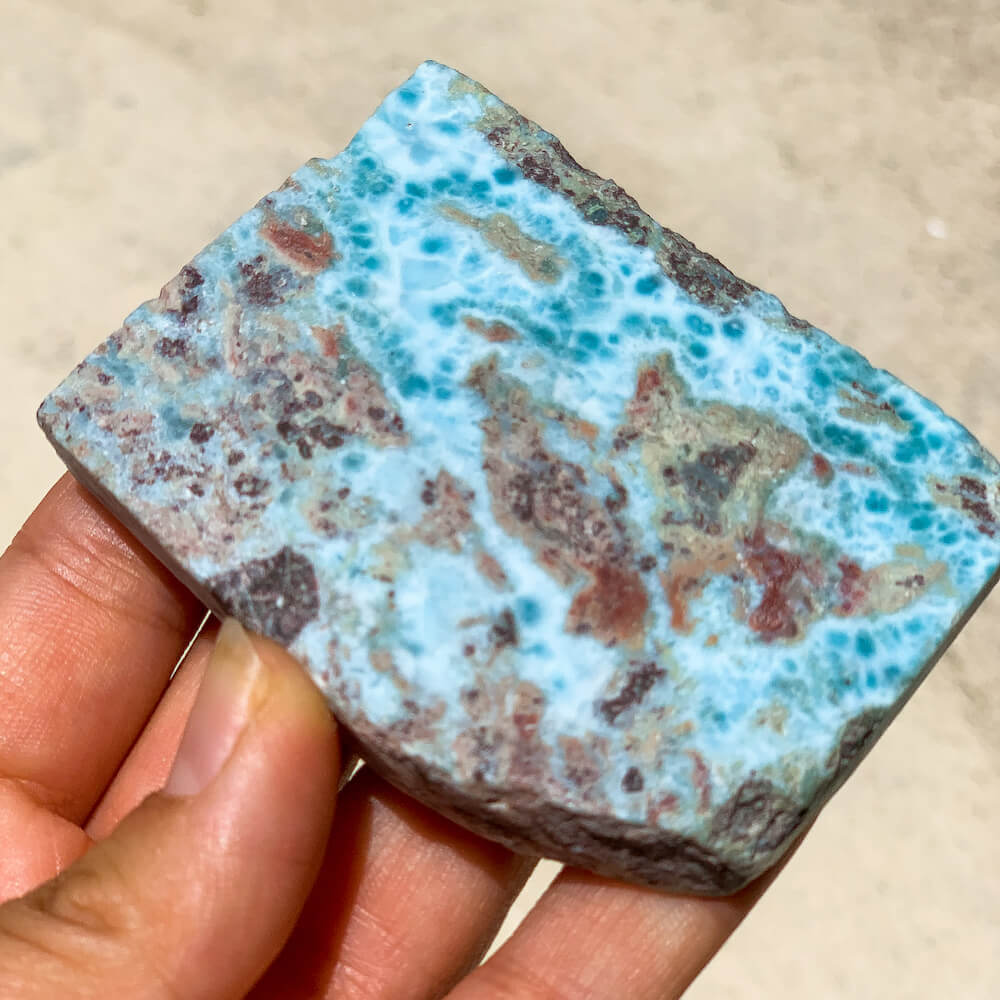 This lovely, rare, and spectacular mineral gem called Larimar is found in the Dominican Republic Ocean. Shop One Genuine Larimar Raw Rough stone at Magic Crystals.  Gift For Her. Larimar gemstones. Find Larimar Crystal Stone, Beautiful Ocean Vibes with FREE SHIPPING available. Polished Larimar. 