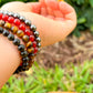 The Leo Gemstone Bracelet Set from Magic Crystals is perfect and designed for people whose sun sign is in Leos are often very sociable and have natural leadership qualities. It blends Hematite, Carnelian, Tiger Eye, and Black Onyx. Best Leo crystals and Leo Zodiac Pack gift for birthdays, Christmas, and mother's day.
