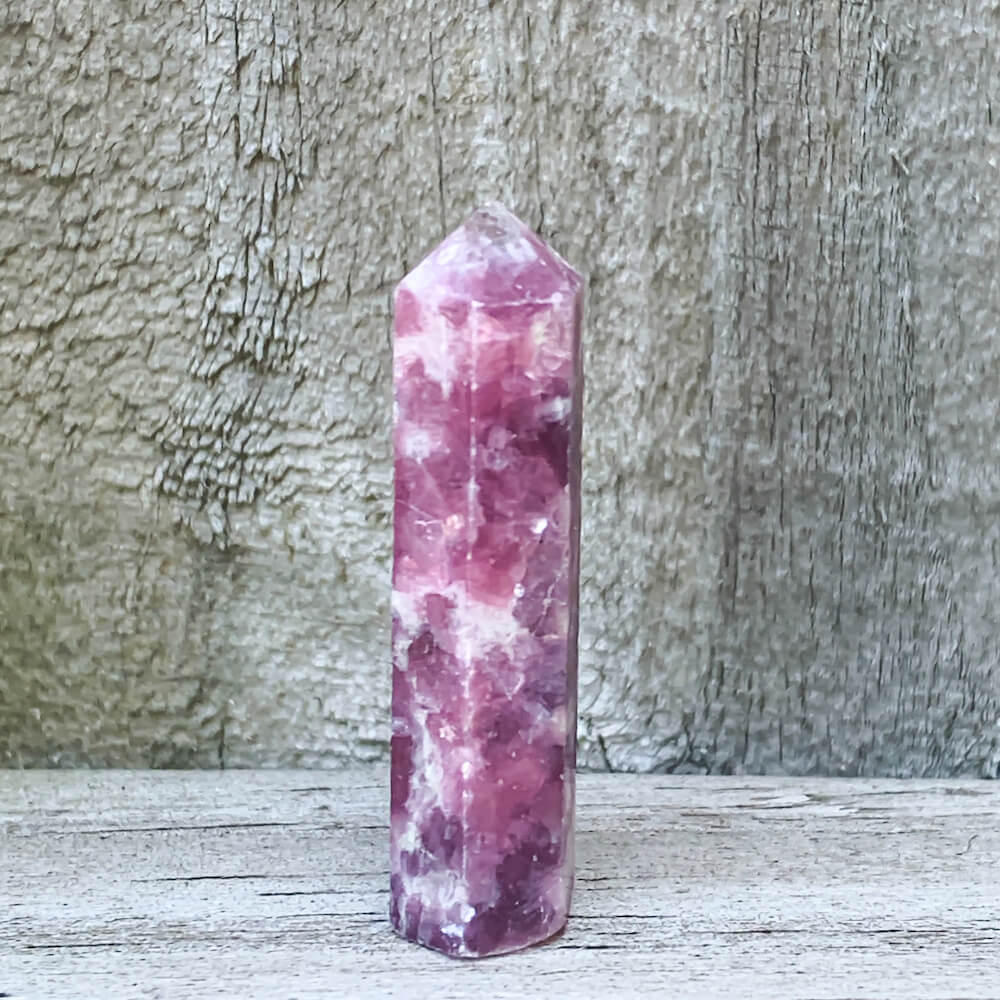 Gemstone Single Point Wand - Lepidolite Point. Check out our Jewelry points, Healing Crystals, Bohemian Stones, Pointed Gemstone, Natural Stones, crystal tower, pointed stone, healing pencil stone. Single Terminated Gemstone Mix Crystal Pencil Point Stone, Obelisk Healing Crystals ,Mixed Points, Tower Pencil. Mini Crystal Towers.