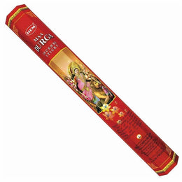 Hem Bastoncini Di Incenso Maa Durga - 6 Tubi X 20 Bastoncini (120 Totali), Fatti A Mano In India, Bruciatura 45-60 Minuti