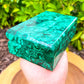 Looking for Genuine Malachite Carving? Shop at Magic Crystals for Genuine Malachite Box #C - Malachite Carved Jewelry Box - Malachite from Congo, Malachite Jewelry Box, Natural Stone Beautiful Quality Polished Malachite Box, Malachite Gemstone Box, Home Decor. malachite jewelry, malachite stone.