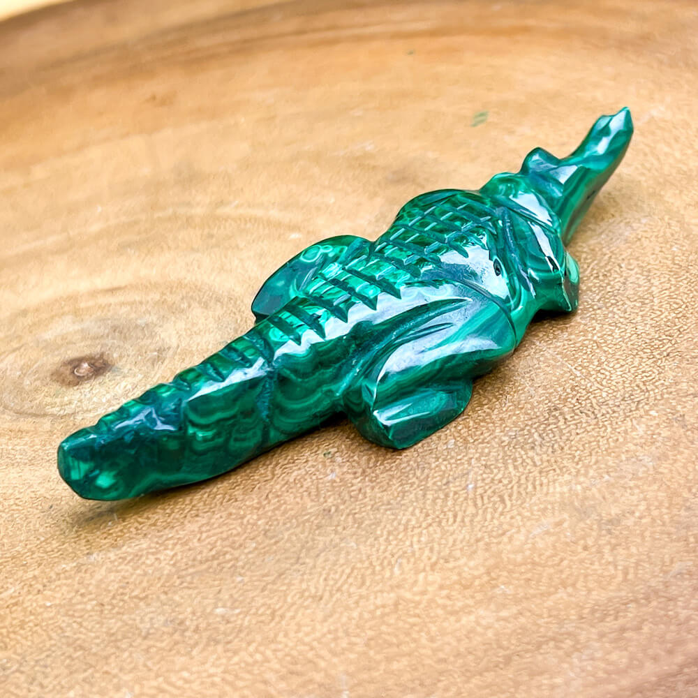 Genuine Malachite. Shop at Magic Crystals for Genuine Malachite Crocodile - Natural Malachite Crocodile Carving from Congo. Malachite Animal, Gifts for Her, Gifts for Him, Crystal Gemstones, Home Decor. FREE SHIPPING AVAILABLE. Hand Carved Malachite Stone Crocodile, Home Decor, Crystal Healing, Mineral Specimen.