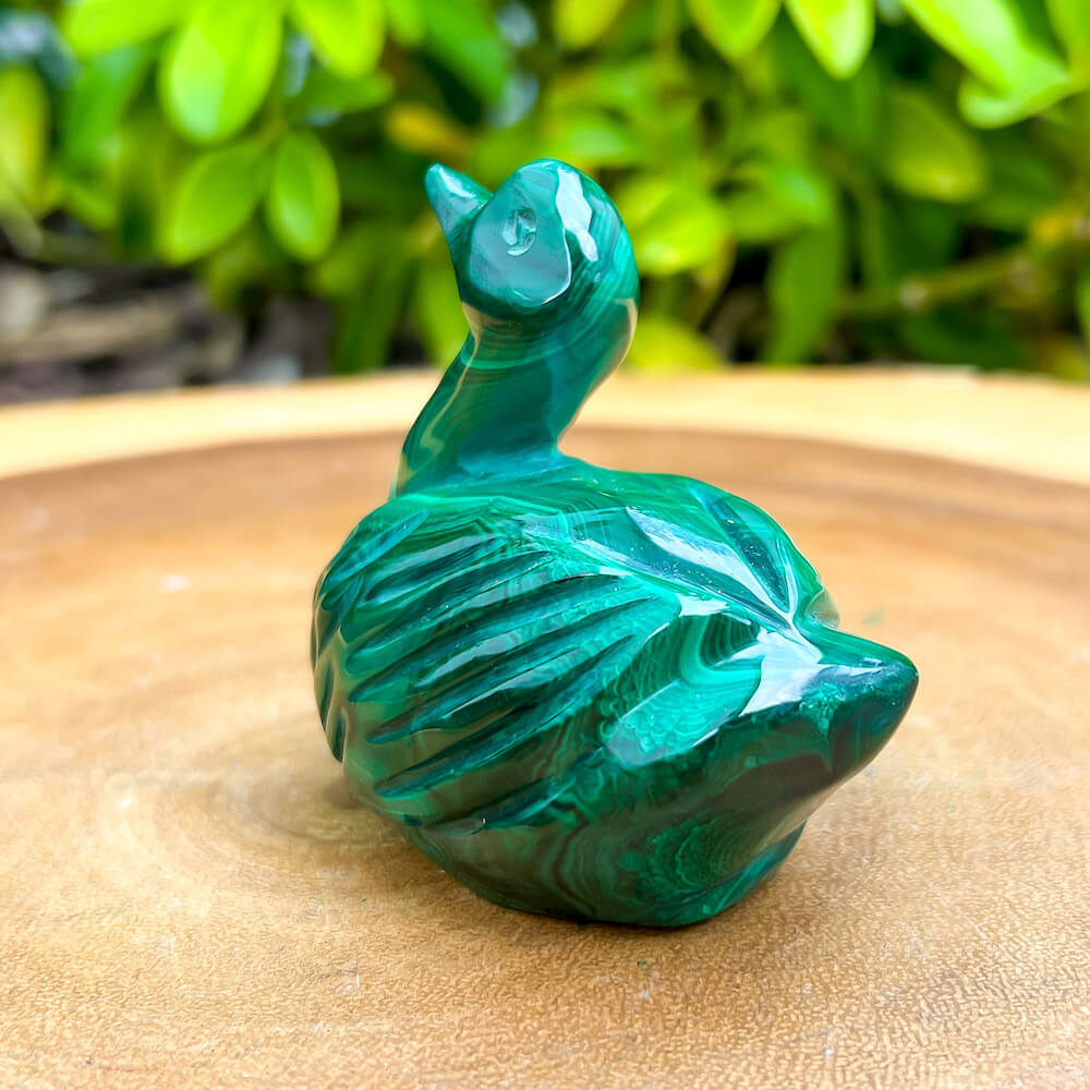 Genuine Malachite. Shop at Magic Crystals for Genuine Malachite Duck - Natural Malachite Duck Carving from Congo. Malachite Animal, Gifts for Her, Gifts for Him, Crystal Gemstones, Home Decor. FREE SHIPPING AVAILABLE. Hand Carved Malachite Stone Duck, Home Decor, Crystal Healing, Mineral Specimen.