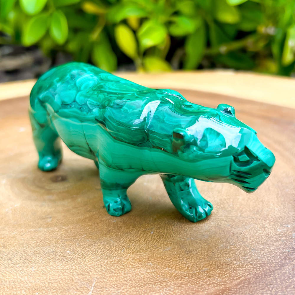 Genuine Malachite. Shop at Magic Crystals for Genuine Malachite Leopard Leopard  - Natural Malachite Leopard Carving from Congo. Malachite Animal, Gifts for Her, Gifts for Him, Crystal 
