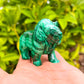 Genuine Malachite. Shop at Magic Crystals for Genuine Malachite Lion - Natural Malachite Lion Carving from Congo. Malachite Animal, Gifts for Her, Gifts for Him, Crystal Gemstones, Home Decor. FREE SHIPPING AVAILABLE. Hand Carved Malachite Stone Lion, Home Decor, Crystal Healing, Mineral Specimen.