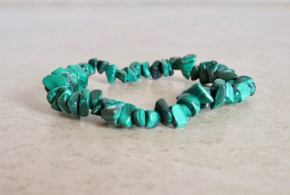 Malachite-Raw-Bracelet. Check out our Gemstone Raw Bracelet Stone - Crystal Stone Jewelry. This are the very Best and Unique Handmade items from Magic Crystals. Raw Crystal Bracelet, Gemstone bracelet, Minimalist Crystal Jewelry, Trendy Summer Jewelry, Gift for him and her. 