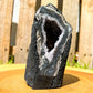 Large 2.4 lbs Amethyst Polished Geode - Polished Amethyst Geode Cluster - Cathedral Amethyst #19, Stone Point, Crystal Point, Amethyst Tower, Power Point at Magic Crystals. Natural Amethyst Gemstone for PROTECTION, PEACE, INSPIRATION. Magiccrystals.com offers FREE SHIPPING and the best quality gemstones.