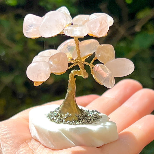 Buy Golden Wire Gemstone Tree with Pyrite - Stone Tree in Magic Crystals. Magic Crystals has a variety of HOME DECOR made of crystals and gemstones. Gemstone tree. Birthstone tree sculpture. Hematite, chrysocolla, amethyst gift. FREE SHIPPING AVAILABLE. perfect Unique Gift. Gift for Her and Xmas Gift for men