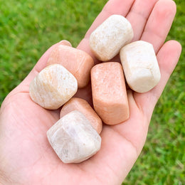 Cream Color Rocks Tumbled Cream Moonstone Stone - Healing Crystal - MAGIC CRYSTALS ...