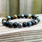 Looking for a protection bracelet? Shop at Magic Crystals for Dreamy Tiger Eye, Hematite, Black Obsidian Bracelet. Bracelet made of natural gemstones Unisex jewelry adjustable bracelet. Color: Black and metallic, gray for Chakra: Third Eye, Solar Plexus, Sacral, Root. FREE SHIPPING