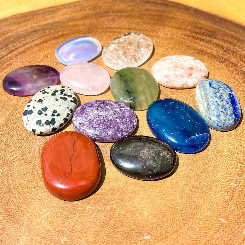 Natural Gemstone Palm Stone.Looking for Natural Gemstone Palm Stone - Worry Meditation Stones? Shop at magiccrystals.com . Magic Crystals carries Palmstones - Meditation Stones with FREE SHIPPING AVAILABLE. Empathetic, supporting and glowing with soft, pretty color, this Jade palm stone is a wonderful crystal gift for someone you love.