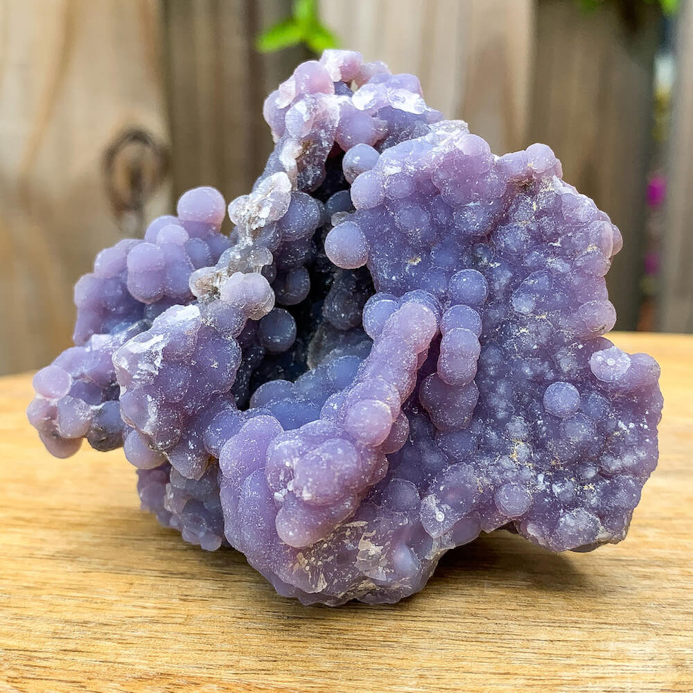 Looking for Natural Grape Agate Specimen - Purple grape stone - Quartz rough? Magic Crystals has Rough Grape Agate. Grape Agate is a tranquil and gentle stone. It allows for deep and intense levels of meditation in a short period of time. FREE SHIPPING AVAILABLE.