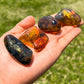 Looking for a Rich Natural Mexican Amber? Shop at Magic Crystals for  Natural Mayan Amber from Chiapas Mexico. Amber is fossilized tree resin that frequently contains inclusions such as plant matter, fungi, and insects found in marine shale sediment. Jewelry Supply or Collection Pieces. FREE SHIPPING available
