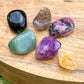 Shop for New Beginning Crystal Set - Stones for New Beginnings at Magic Crystals. Magiccrystals.com made up of several uniquely paired gemstones that resonate strongly with the energy and vibration of new beginnings, staying focuses on your goals. FREE SHIPPING available.
