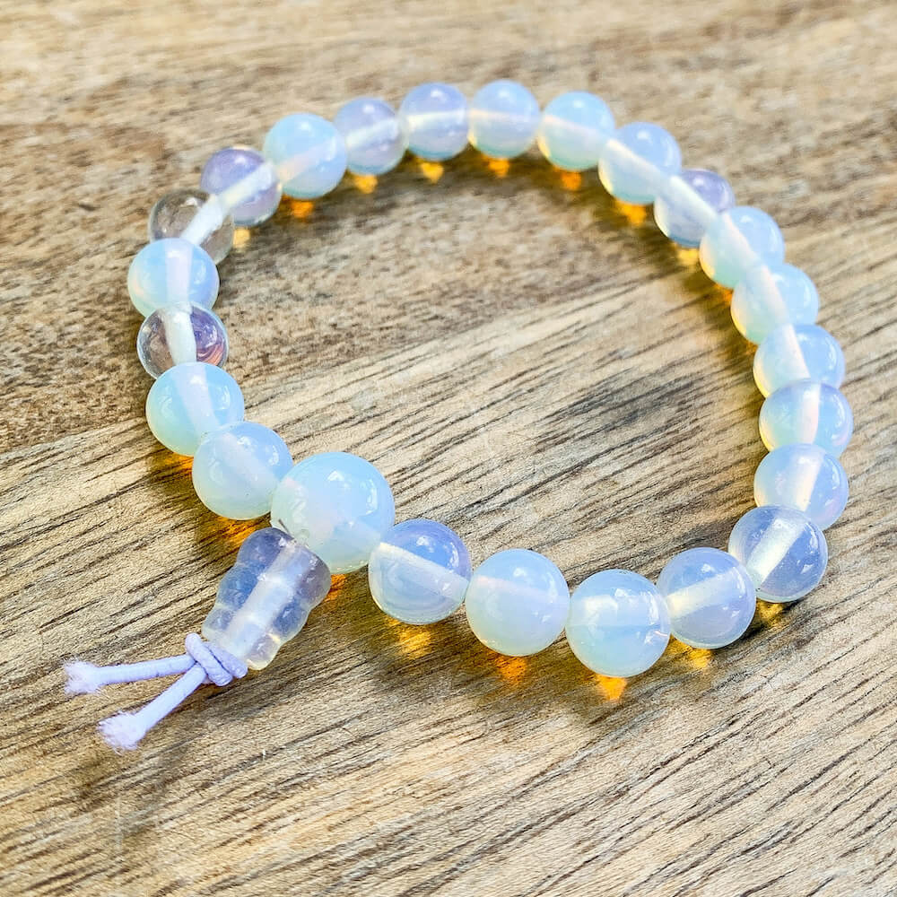 Find the best selection of opalite bracelets here at MagicCrystals.com. Opalite meaning stabilizes mood swings and helps in overcoming fatigue. Opalite bracelet, opalite crystal bracelet. 7-8 inch bracelets crystals opalite. Opal stone bracelet. Shop at Magic Crystals for Opalite Jewelry with FREE SHIPPING