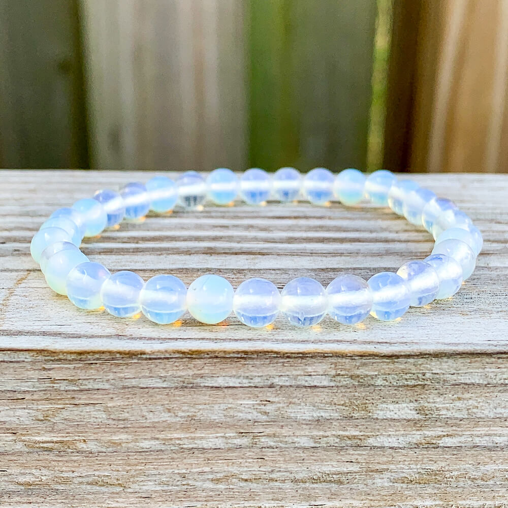 Amazon.com: 6 mm Opal bracelets,stone bracelets,white bracelets,men  bracelets,women bracelets,fashion bracelets : Handmade Products