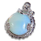 Opalite-Sphere Dragon Pendant Necklace - Dragon Necklace - Magic Crystals