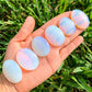 Opalite-Palm-Stone. Natural Gemstone Palm Stone.Looking for Natural Gemstone Palm Stone - Worry Meditation Stones? Shop at magiccrystals.com . Magic Crystals carries Palmstones - Meditation Stones with FREE SHIPPING AVAILABLE. Empathetic, supporting and glowing with soft, pretty color, this Jade palm stone is a wonderful crystal gift for someone you love.