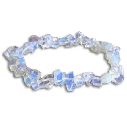 Opalite-Raw-Bracelet. Check out our Gemstone Raw Bracelet Stone - Crystal Stone Jewelry. This are the very Best and Unique Handmade items from Magic Crystals. Raw Crystal Bracelet, Gemstone bracelet, Minimalist Crystal Jewelry, Trendy Summer Jewelry, Gift for him and her. 