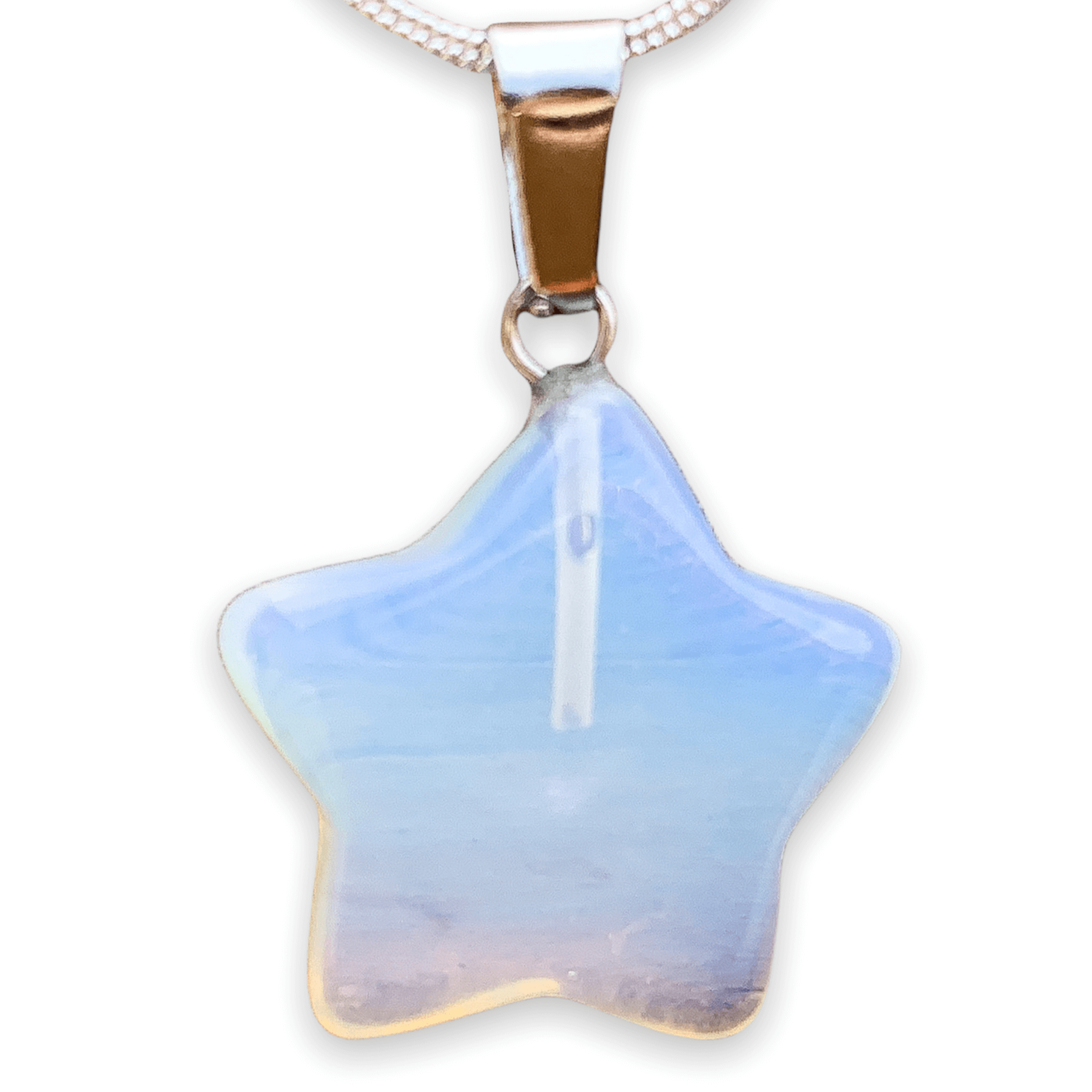 Opalite Stone Star Pendant Necklace - Opalite Jewelry - Magic Crystals