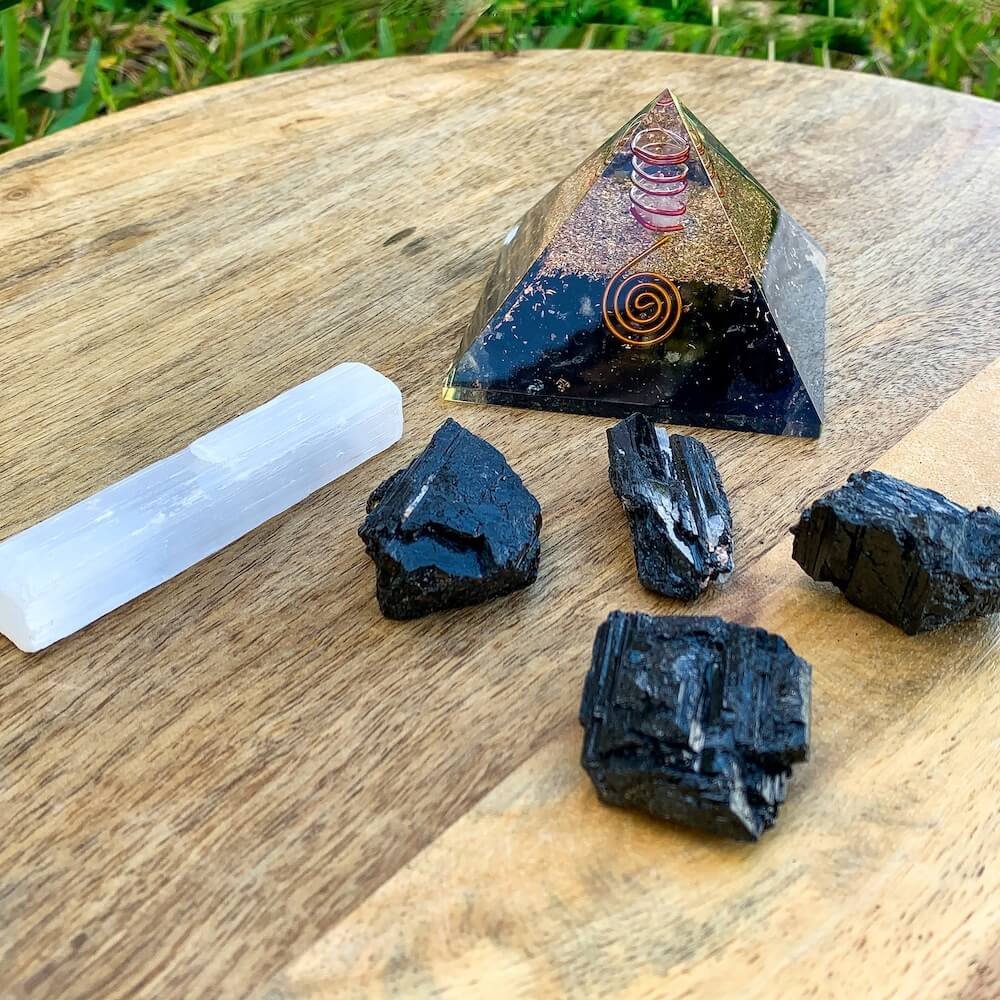 Shop for the Best orgone pyramid Collection in Magic Crystals. Black Tourmaline Orgone Protection Kit, Energy Generator Orgone Pyramid for Emf protection. Our Black Tourmaline Orgonite pyramids made of a mix of organic - resin and non-organic materials (metal shavings). Find Orgone accumulator, and orgone generator.