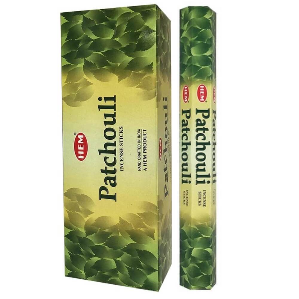 Free Shipping Available. Shop for Hem Patchouli Incense Sticks Natural Fragrance - Incienso pachuli at Magic Crystals. 6 tubes of 20 sticks, 120 sticks total. Quality Incense. Hem is known throughout the world for producing traditional incense made from quality woods, flowers, resins, and essential oils.