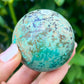 Looking for genuine turquoise tumbled stones? Shop at Magic Crystals for Healing crystal and stone, turquoise necklace, turquoise. Natural Turquoise. Jewelry, raw turquoise, and more. FREE SHIPPING avalailble. healing crystals and stones - throat chakra. Peruvian-Turquoise-Sphere-B