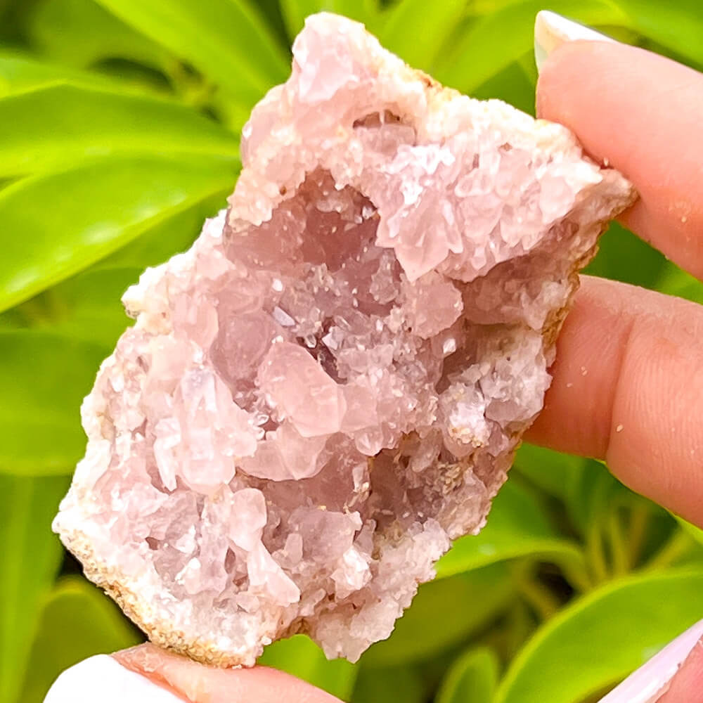 Buy Magic Crystals Pink Amethyst | Rare Pink Amethyst | Pink Amethyst Geode | Pink Amethyst Cluster | Pink Amethyst Crystal | Pink Amethyst Crystal Cluster at Magic Crystals. Natural Amethyst Gemstone for PROTECTION, PEACE, INSPIRATION. Magiccrystals.com offers FREE SHIPPING and the best quality gemstones.