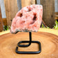 Buy Magic Crystals Pink Amethyst Polished Point, Pink Amethyst Slab #Y with Druzy Pockets on a stand. Pink Amethyst Slab - Druzy Amethyst Stone on Stand, Point, Stone Point, Crystal Point, Amethyst Stones on stand at Magic Crystals. Natural Amethyst Gemstone for PROTECTION, PEACE, INSPIRATION. Magiccrystals.com