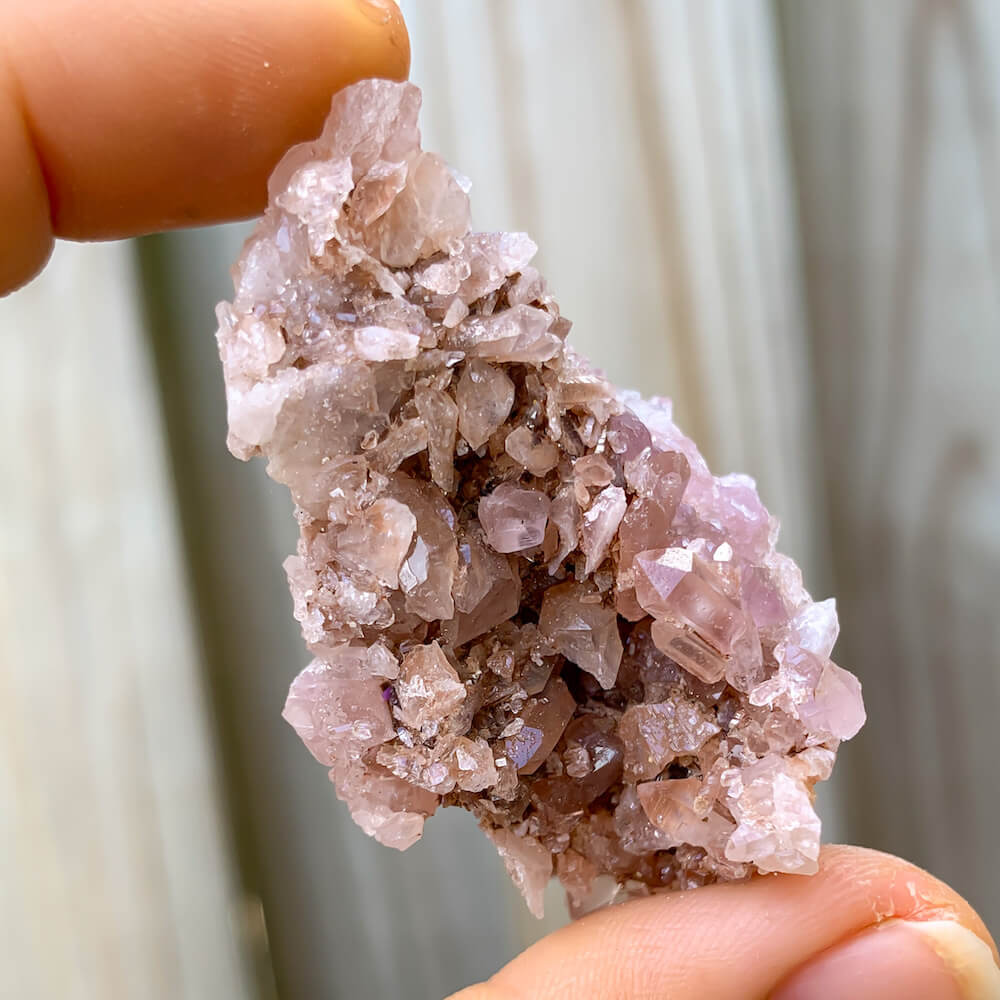 Buy Magic Crystals Pink Amethyst | Rare Pink Amethyst | Pink Amethyst Geode | Pink Amethyst Cluster | Pink Amethyst Crystal | Pink Amethyst Crystal Cluster at Magic Crystals. Natural Amethyst Gemstone for PROTECTION, PEACE, INSPIRATION. Magiccrystals.com offers FREE SHIPPING and the best quality gemstones.