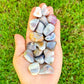 Buy Pink Botswana Agate Tumbled Stones - Choose how many stones, Singles, or Bulk (Tumbled Moss Agate, Healing Crystals) at Magic Crystals. Botswana Agate is a soothing stone. FREE SHIPPING Crystal Gift, Constellation Gift, Gift for Friends, Gift for sister, Gift for Crystals Lovers at Magic Crystals. 