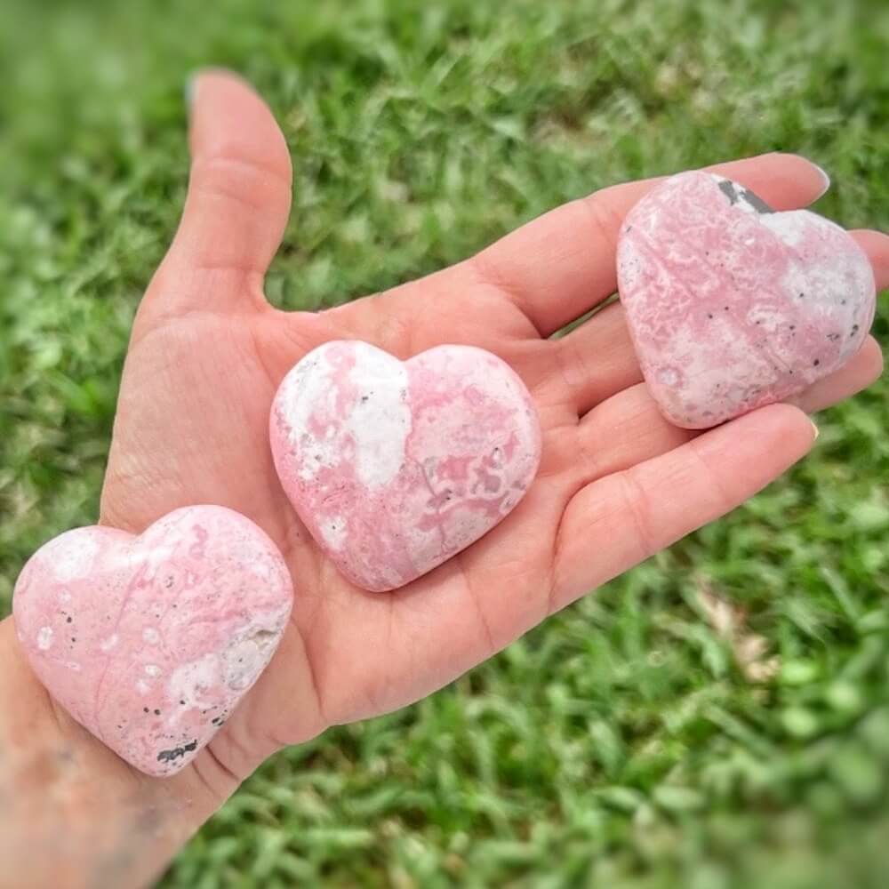 Gemstone Hearts Heart Shaped Healing Stones Turquoise Lapis Sodalite  Amethyst Jasper Rose Quartz Aventurine Dalmatian Jasper Obsidian 