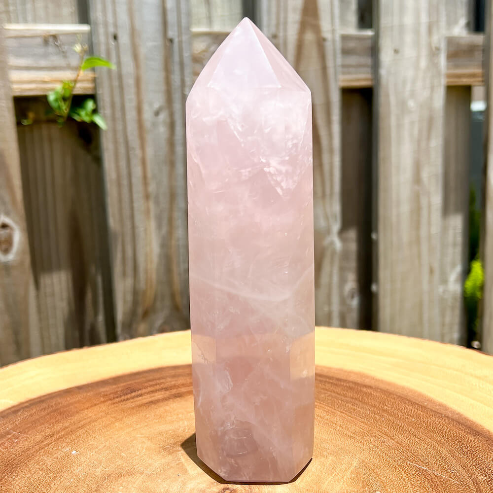 Looking for Rose Quartz Obelisk? Shop at Magic Crystals for Rose Quartz Crystal Tower. Natural Pink Quartz Single Gemstone Crystal. Rose Quartz Jewelry and more. Rose Quartz is the stone of universal and unconditional love. Rose Quartz Crystal Obelisk/Wand/Point - Crown Chakra - Reiki Healing.
