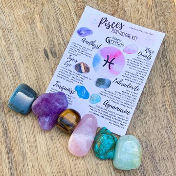 Pisces Zodiac Crystal Set Crystals for Pisces Magic Crystals