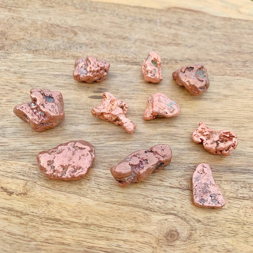 Looking for COPPER NUGGET 100% PURE COPPER. This simple elegant is a powerful Native Metal Copper Specimen. Carrying copper nuggets has been considered to have therapeutic effects on the human body. Shop Copper Bracelets in Magic Crystals For Energy Work,Channeling, Manifestation, Healing, Amplification, Respect, Grids