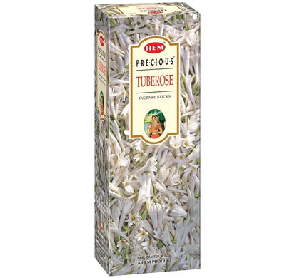 Precious Tuberose Sticks 120 Sticks Box - Hem Incense - Magic Crystals