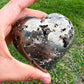 Shop from Magic Crystals One Rough Puffy Druzy Pyrite Heart, Heart Pyrite Chunk on Stand, Point on Stand Pin, Fools Gold. Pyrite Heart Protect Stone, Rough Pyrite, Raw Pyrite Heart! Pyrite stone. We carry a wide variety of clear quartz gemstones, Howlite, and quartz specimens. FREE SHIPPING AVAILABLE.