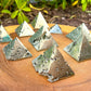Pirámide de pirita pulida de calidad AAA 