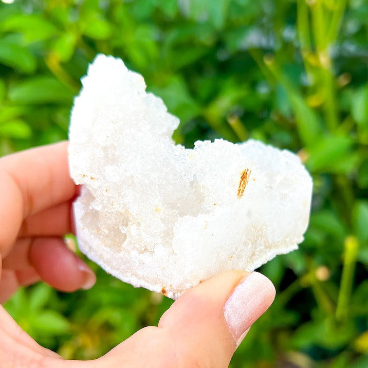 Looking for Quartz Geode Heart - Geode Carving? Shop at Magic Crystals for Rough Quartz Pieces - Geode Heart - Clear Quartz - Rough Quartz - Raw Quartz - Quartz geodes - Master Healing Stone - All Purpose Stone. FREE SHIPPING available.