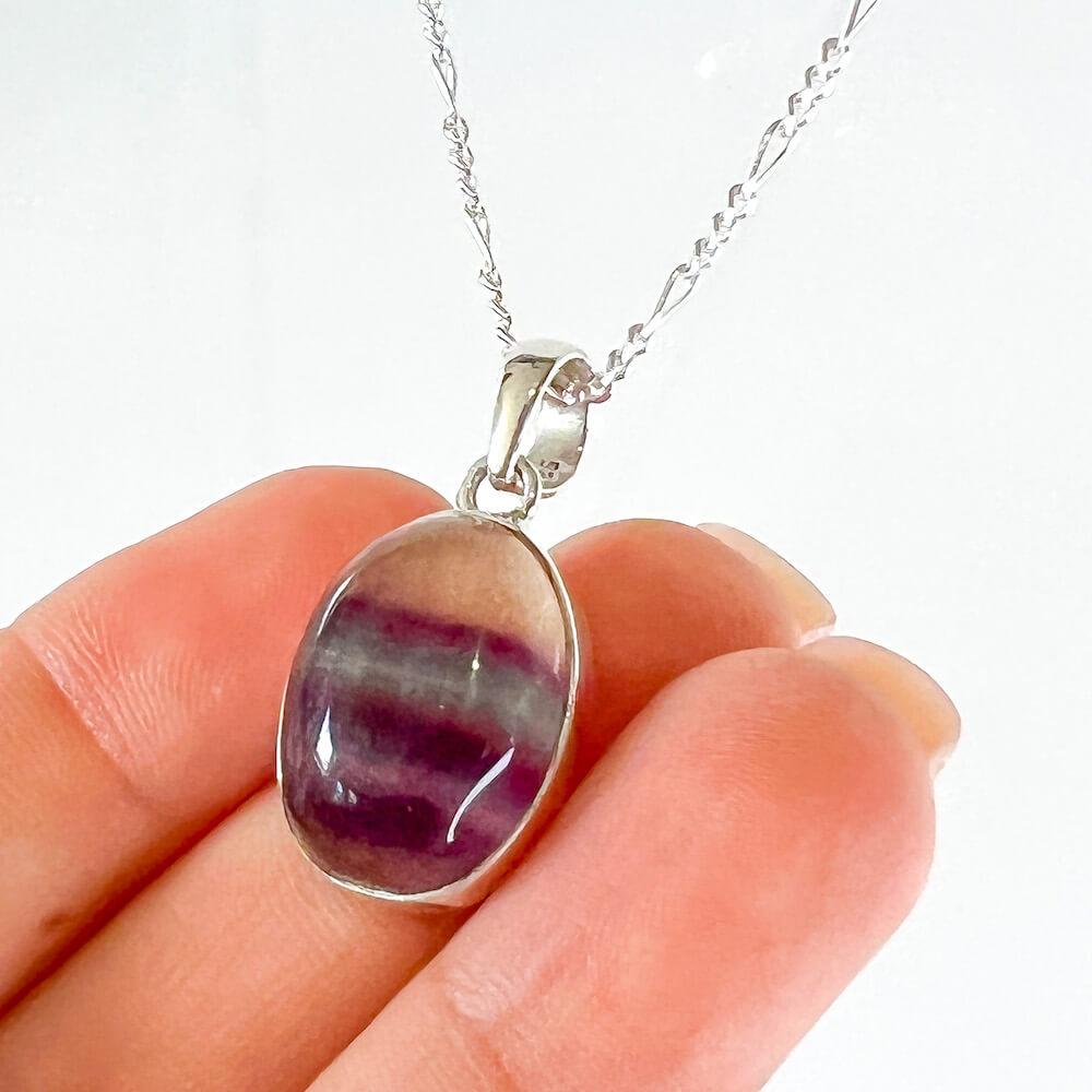 Shop for Rainbow Fluorite Pendant Necklace, Genuine Rainbow Fluorite Jewelry at Magic Crystals. Magiccrystals.com carries a wide variety of natural gemstone jewelry. Fluorite Crystals Necklace,Crystals Quartz Point Pendant, Rainbow Fluorite Crystals Necklace, Healing Crystals Boho Necklace. FREE SHIPPING available