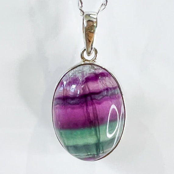 Shop for Rainbow Fluorite Pendant Necklace, Genuine Rainbow Fluorite Jewelry at Magic Crystals. Magiccrystals.com carries a wide variety of natural gemstone jewelry. Fluorite Crystals Necklace,Crystals Quartz Point Pendant, Rainbow Fluorite Crystals Necklace, Healing Crystals Boho Necklace. FREE SHIPPING available
