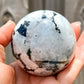 Looking for a Beautiful Rainbow Moonstone Sphere - C ?  Shop at Magic Crystals for Healing Crystal Balls, Rainbow Moonstone Balls, Flashy Rainbow Moonstone Sphere Balls, Healing Crystal Ball. White Flashy Blue Feldspar Crystal Ball, Housewarming Gift Home Décor, Natural Stone Hand Carved Sphere, Moonstone.