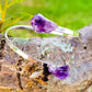 Looking for Raw Amethyst Bracelet? Magic Crystals carries Amethyst jewelry. Our Amethyst Bracelet is an adjustable, perfect Unique Gift. Gift for Her and Xmas Gift for men. Crystal Bracelet with Gemstone Jewelry is a beautiful gift idea. Natural Amethyst with FREE SHIPPING available. Amethyst  PROTECTION, PURIFICATION, DIVINE CONNECTION.