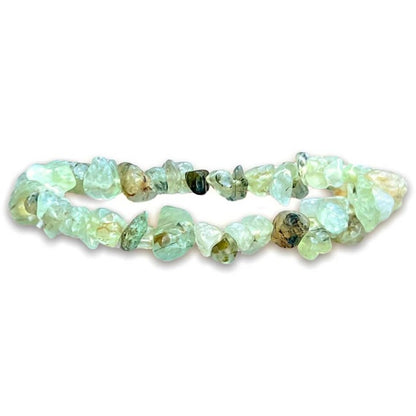 Prehnite-Raw-Bracelet. Check out our Gemstone Raw Bracelet Stone - Crystal Stone Jewelry. This are the very Best and Unique Handmade items from Magic Crystals. Raw Crystal Bracelet, Gemstone bracelet, Minimalist Crystal Jewelry, Trendy Summer Jewelry, Gift for him and her. 