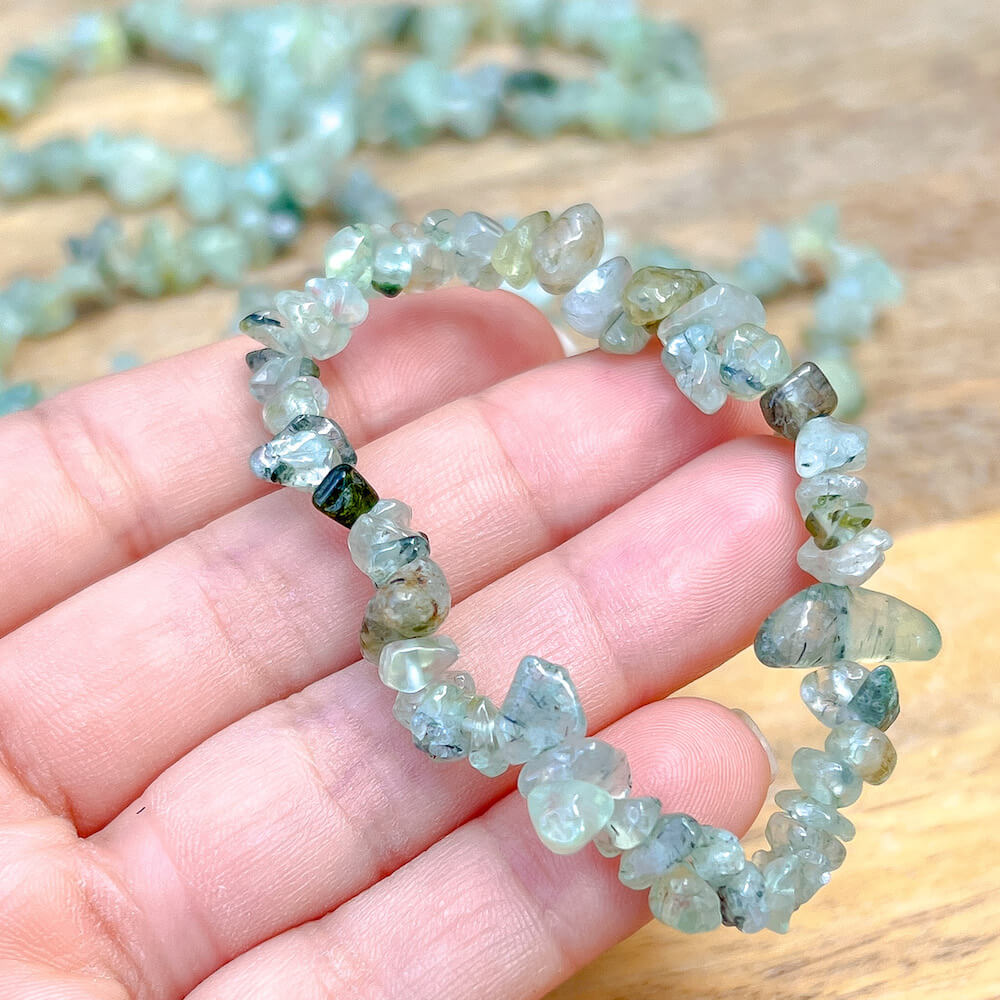 Prehnite-Raw-Bracelet. Check out our Gemstone Raw Bracelet Stone - Crystal Stone Jewelry. This are the very Best and Unique Handmade items from Magic Crystals. Raw Crystal Bracelet, Gemstone bracelet, Minimalist Crystal Jewelry, Trendy Summer Jewelry, Gift for him and her. 