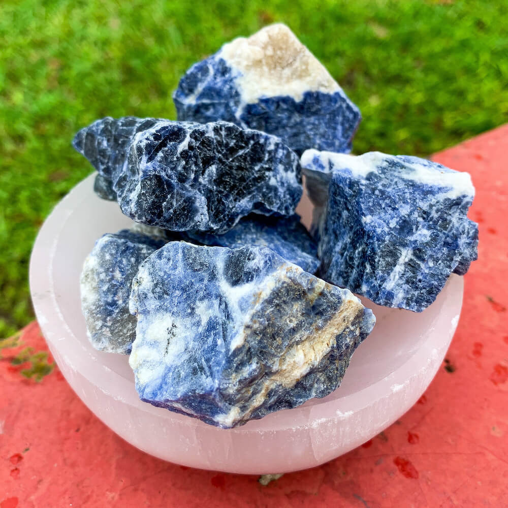 Looking for Raw Sodalite Chunk, Raw Sodalite Healing Crystal, Sodalite Crystal, Rough Sodalite? Shop at Magic Crystals for Sodalite Polished Point, Sodalite Stone, Blue Sodalite Point, Stone Point, Crystal Point, Sodalite Tower, Power Point at Magic Crystals. Natural Sodalite Gemstone for CALMNESS, SELF-ESTEEM , INTUITION. Magiccrystals.com offers the best quality gemstones.