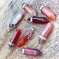 Double Point Gemstone Necklace - Red Agate. Looking for a handmade Crystal Jewelry? Find genuine Double Point Gemstone Necklace when you shop at Magic Crystals. Crystal necklace, for mens and women. Gemstone Point, Healing Crystal Necklace, Layering Necklace, Gemstone Appeal Natural Healing Pendant Necklace. Collar de piedra natural unisex.
